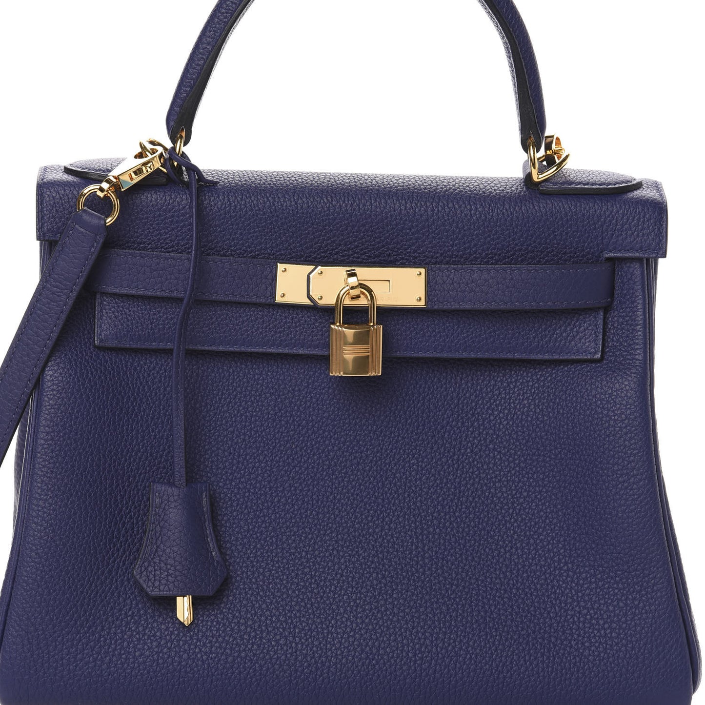 Togo Kelly Retourne 28 Bleu Encre