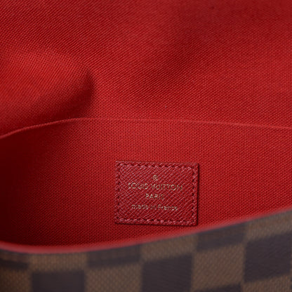 Louis Vuitton Damier Ebene Pochette Felicie Chain Wallet 6 of 12
