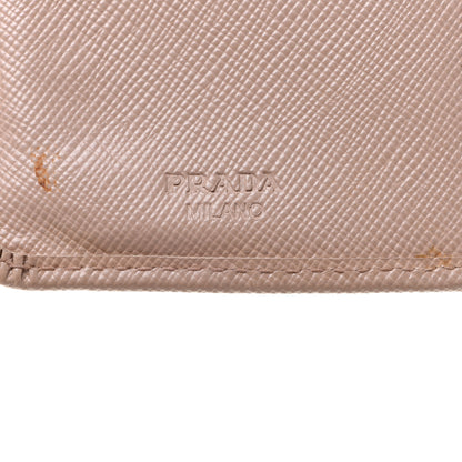 Prada Saffiano Metal Compact Wallet Cammeo 6 of 14