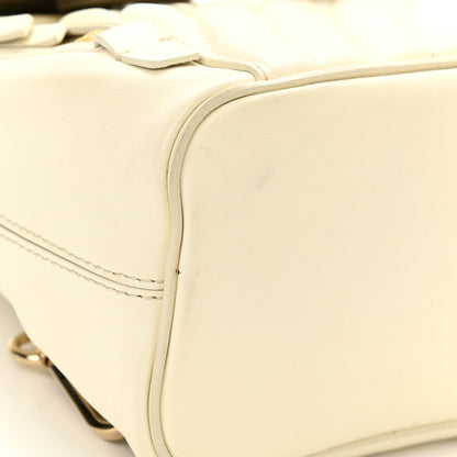 Chloe Calfskin Quilted Mini Faye Backpack Natural White 10 of 12