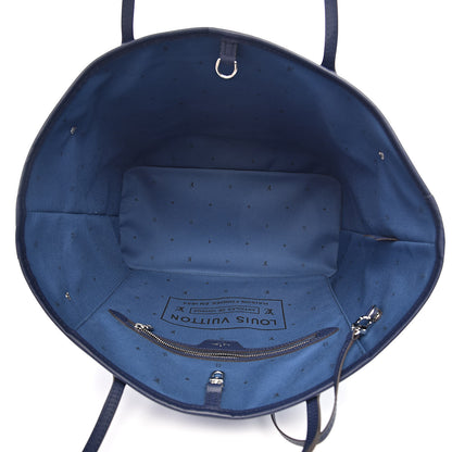 Louis Vuitton Monogram Escale Neverfull MM Blue 6 of 12