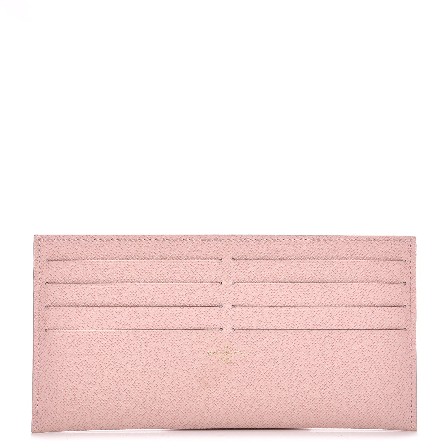 Calfskin Felicie Card Holder Insert Rose Ballerine