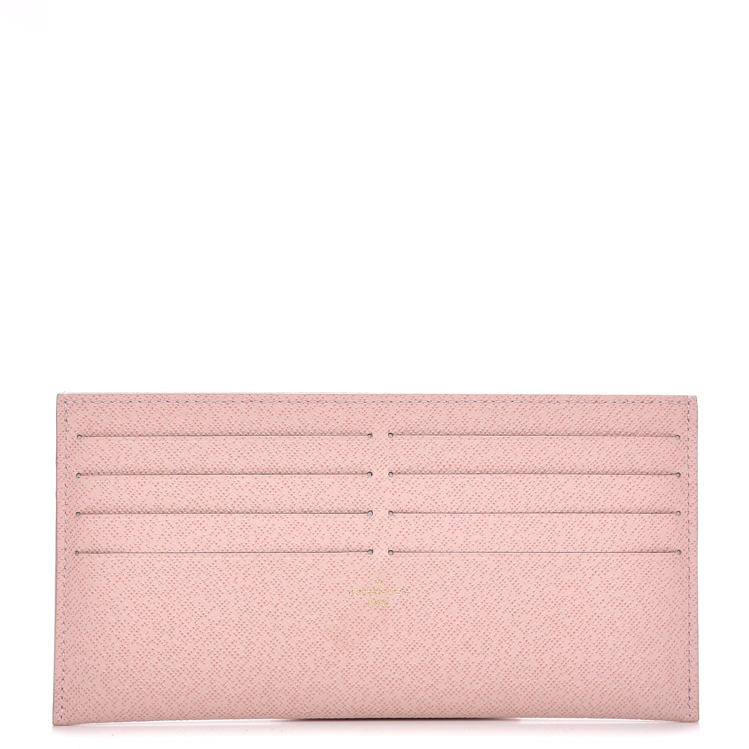 Louis Vuitton Calfskin Felicie Card Holder Insert Rose Ballerine 1 of 6