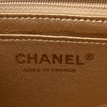 Chanel Metallic Lambskin Quilted Mini Square Flap Gold 1 of 8