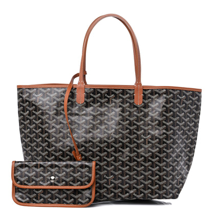 Goyard Goyardine Saint Louis PM Black Gold 1 of 9