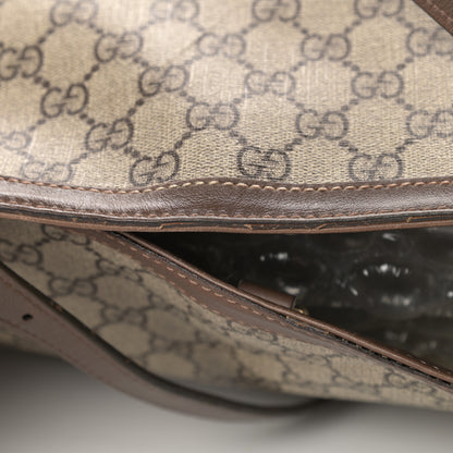 Gucci GG Supreme Monogram Medium Nice Tote Brown 19 of 19
