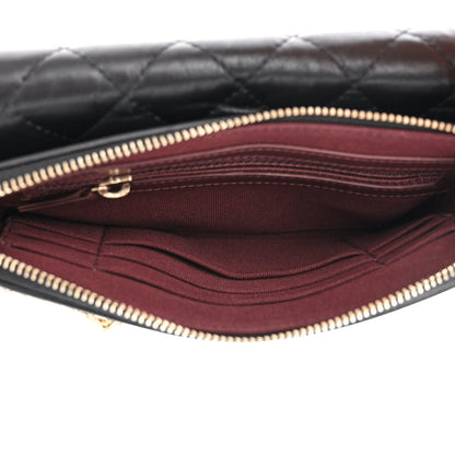 Chanel Aged Calfskin Quilted Reissue 2.55 Phone Holder With Chain Black 7 of 13