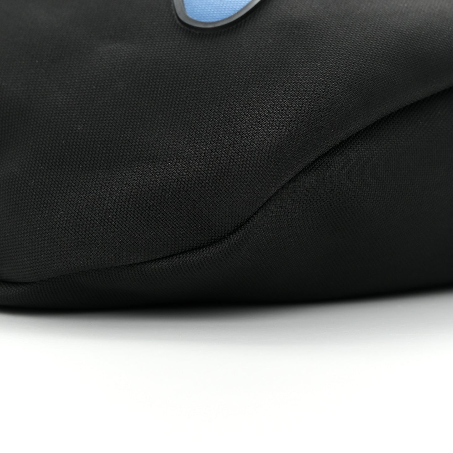 X KAWS Nylon Calfskin Bee Belt Bag Black