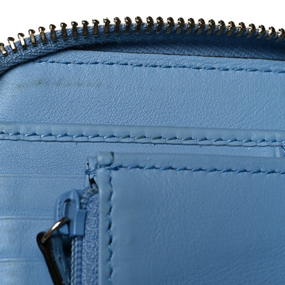 Gucci Soft Microguccissima Zip Around Organizer Wallet Mineral Blue 16 of 18