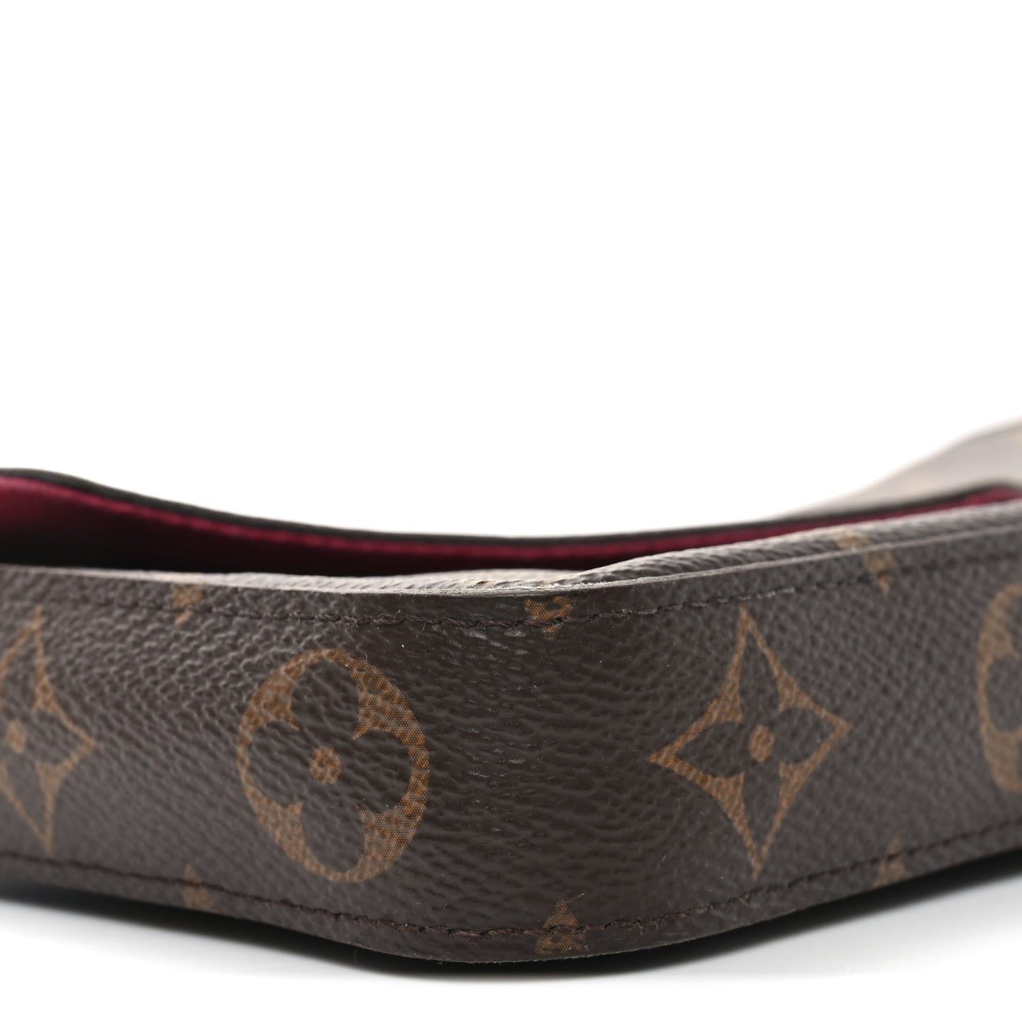 Monogram Pochette Felicie Chain Wallet Fuchsia