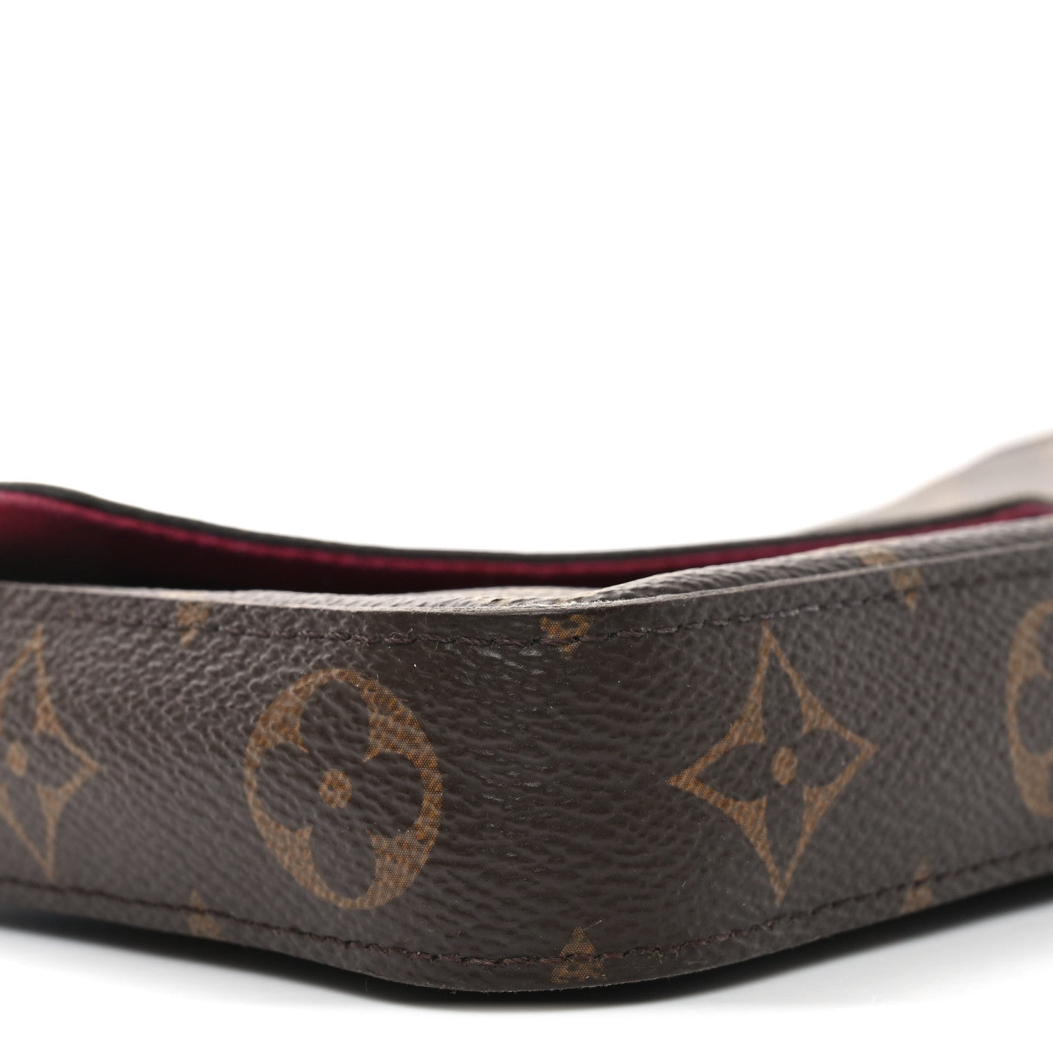 Louis Vuitton Monogram Pochette Felicie Chain Wallet Fuchsia 7 of 8