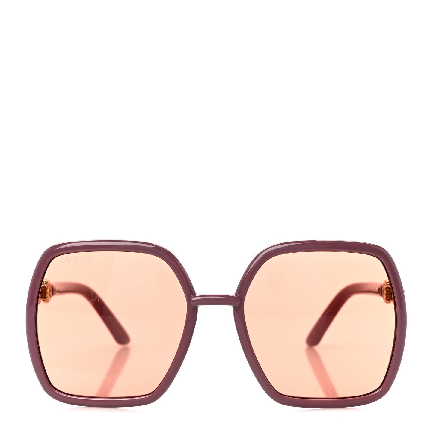 Horsebit Square Frame Sunglasses GG0890S Pink