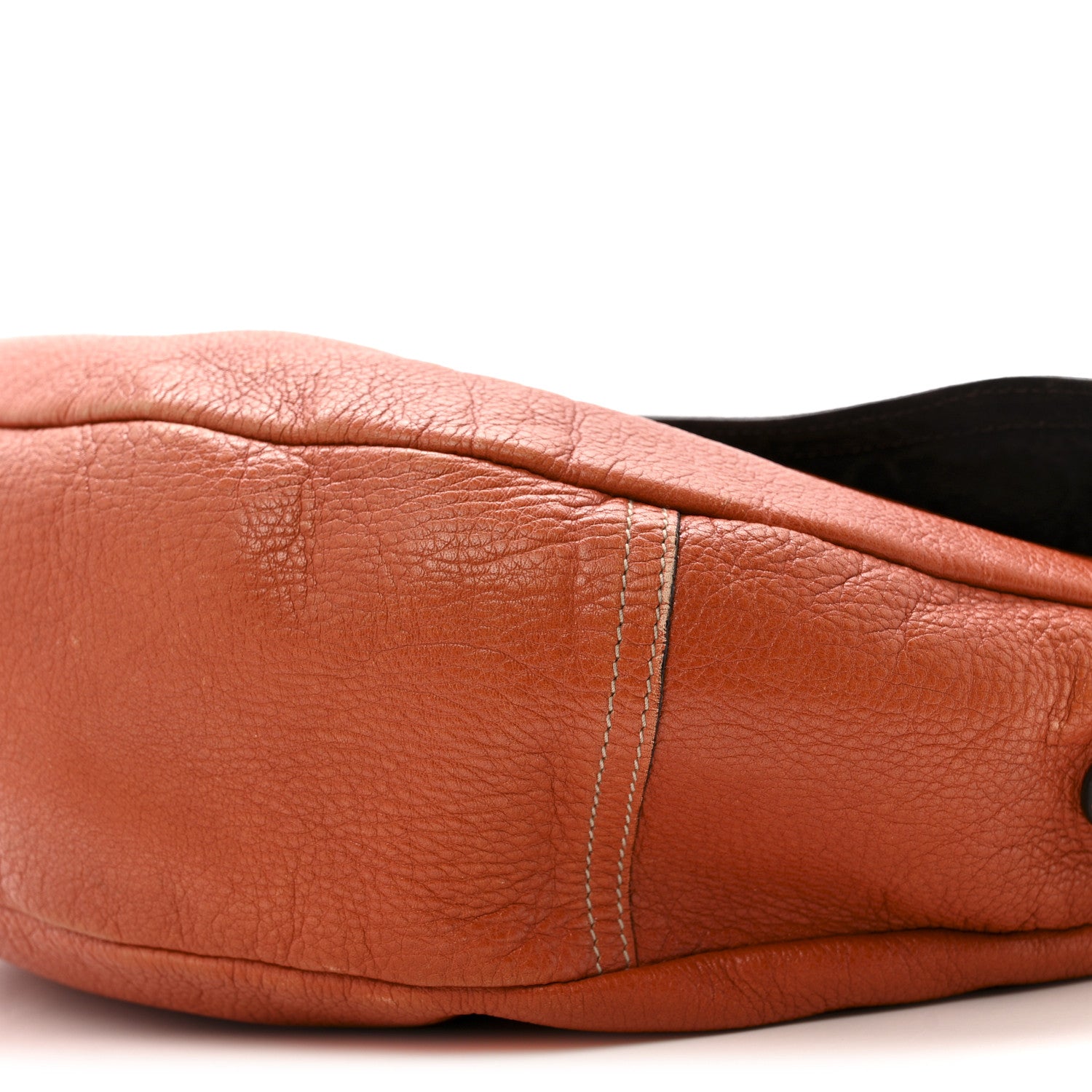 Mulberry Soft Spongy Calfskin Daria Satchel Burnt Orange 9 of 18