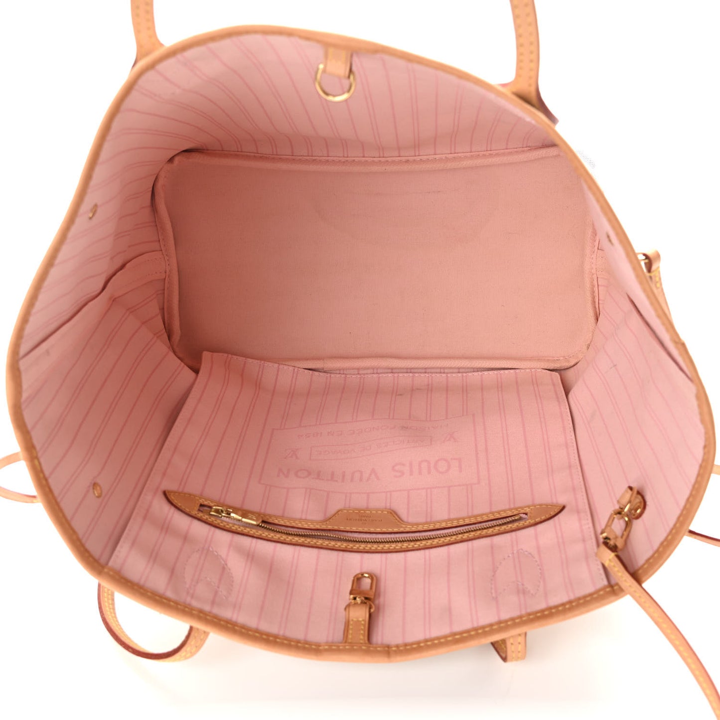 Damier Azur Neo Neverfull MM Rose Ballerine