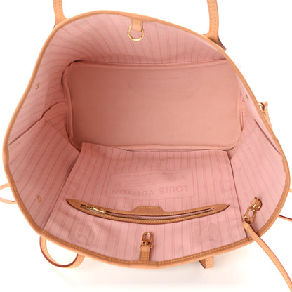 Louis Vuitton Damier Azur Neo Neverfull MM Rose Ballerine 6 of 13