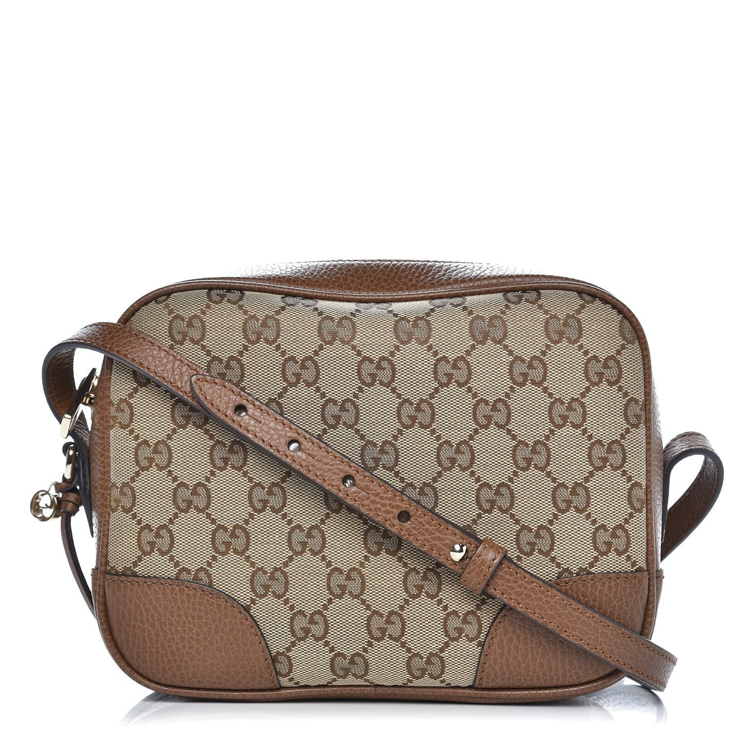 Monogram Mini Bree Messenger Bag Beige Tabacco