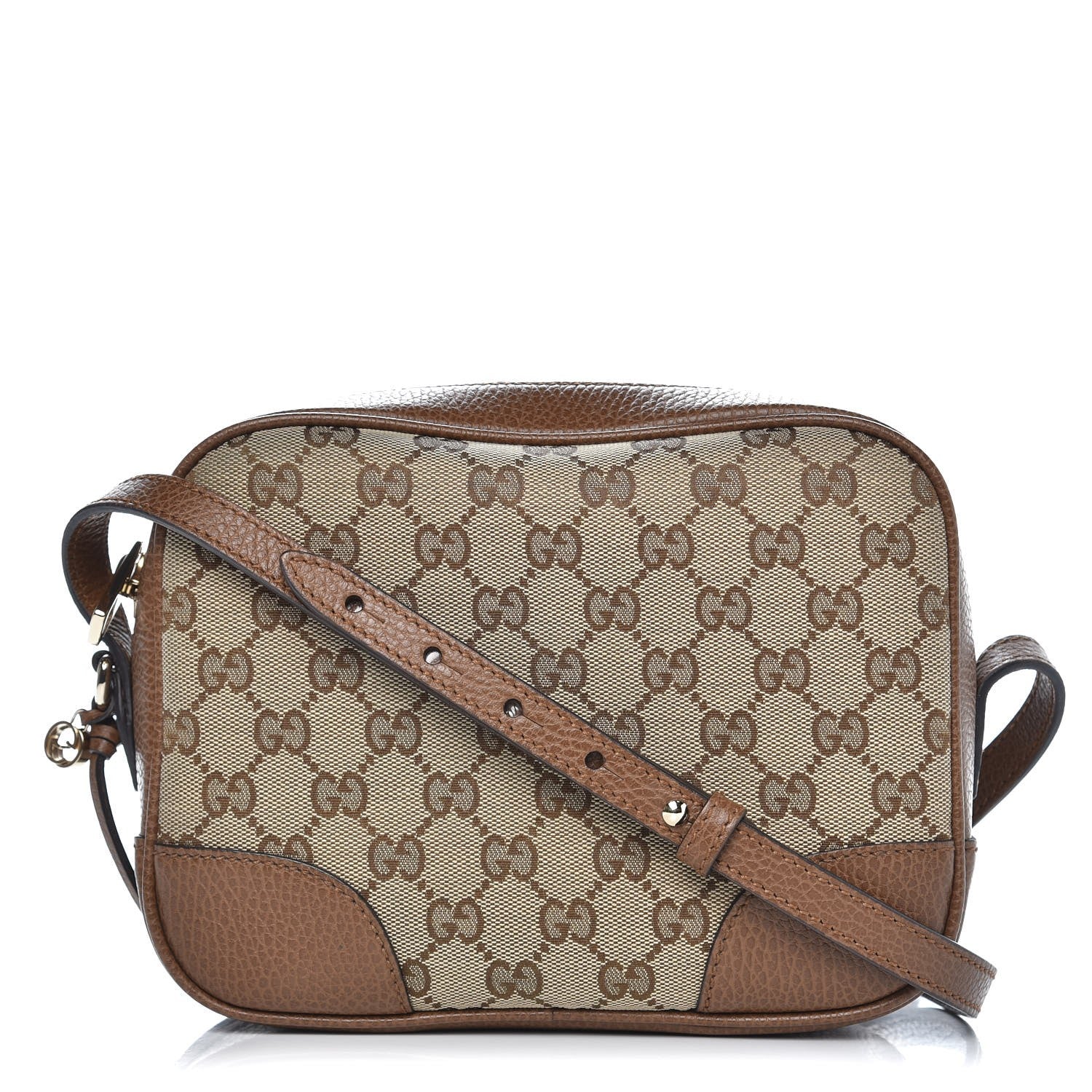 Gucci Monogram Mini Bree Messenger Bag Beige Tabacco 1 of 8