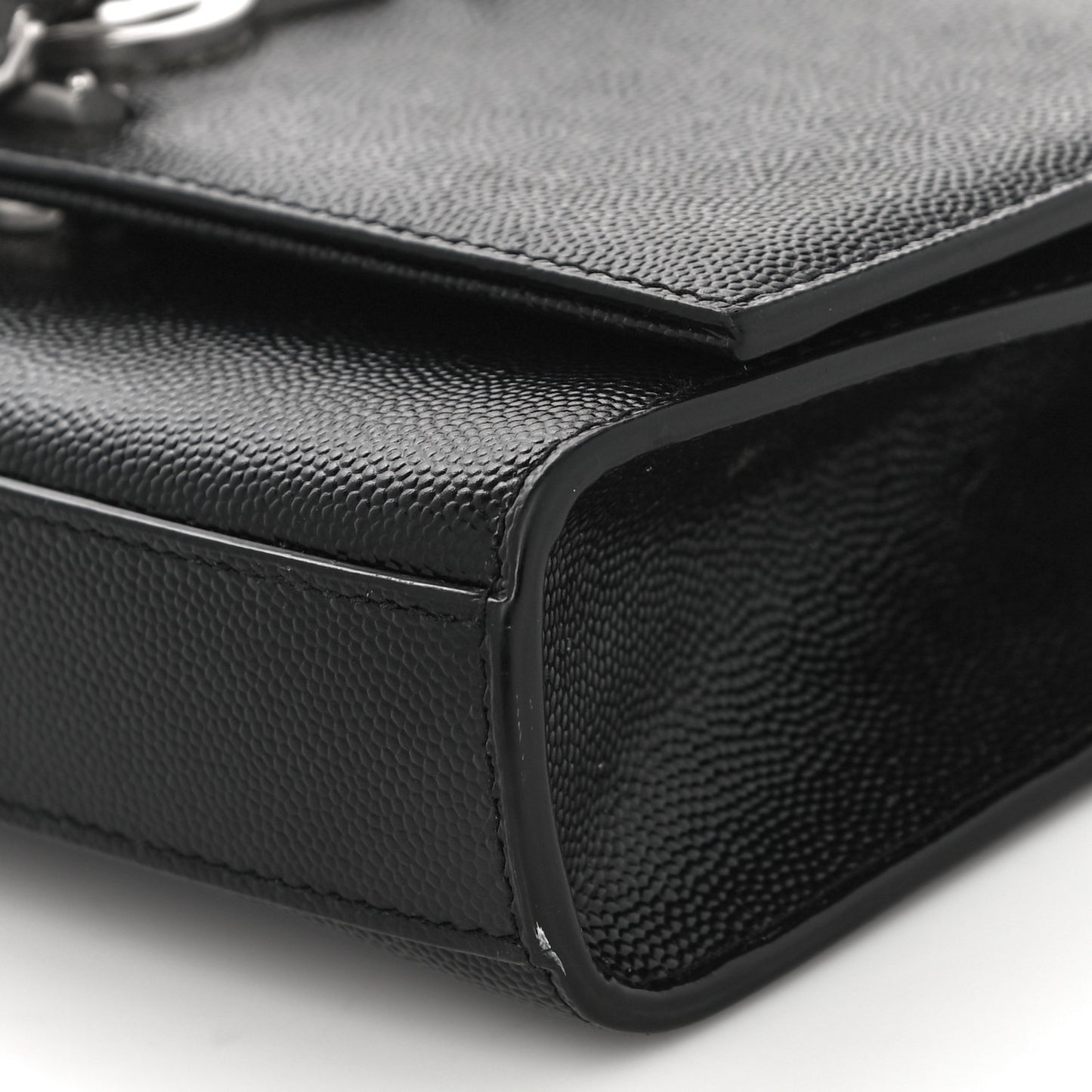 Grain De Poudre Small Classic Monogram Kate Tassel Satchel Black