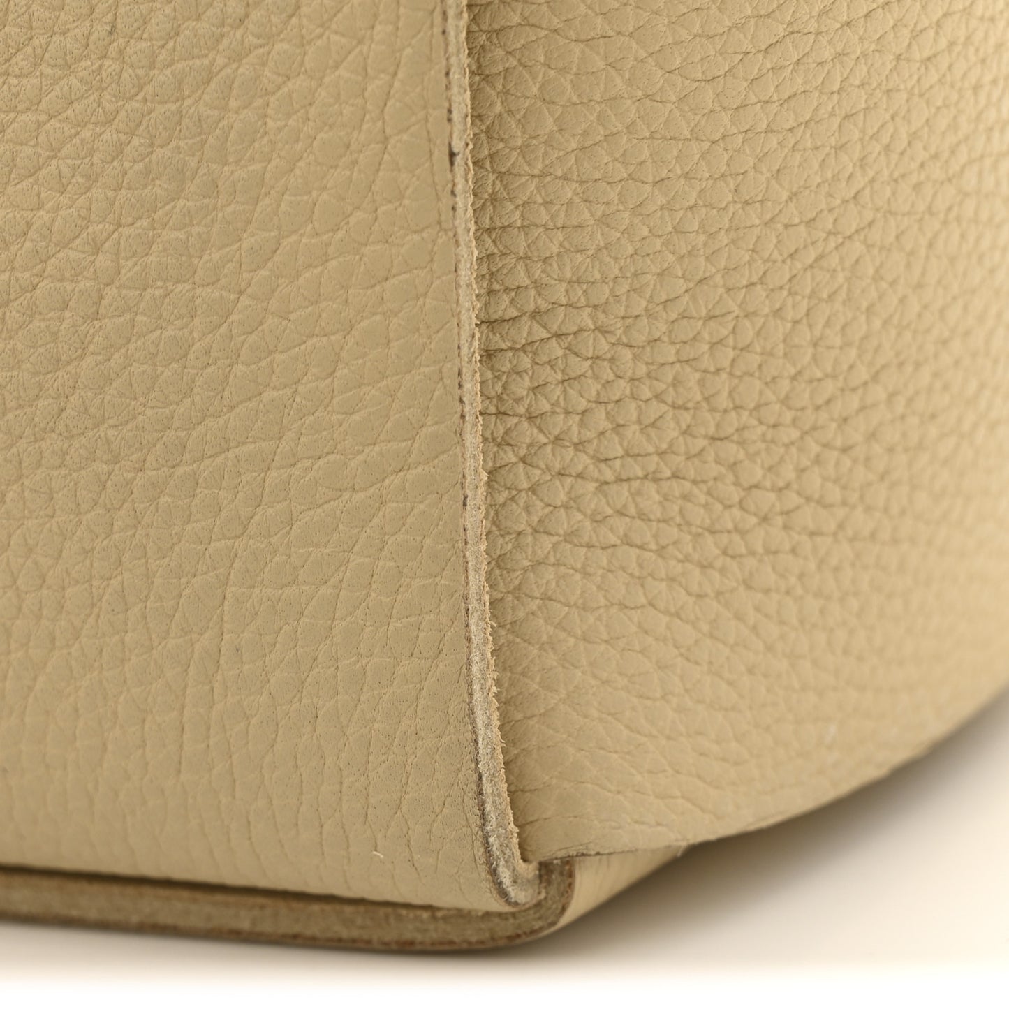 Grained Calfskin Maxi Intreccio Mini Arco Tote Porridge