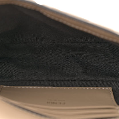 Fendi Nappa FF 1974 Embossed Mini Baguette Dove Gray 5 of 13