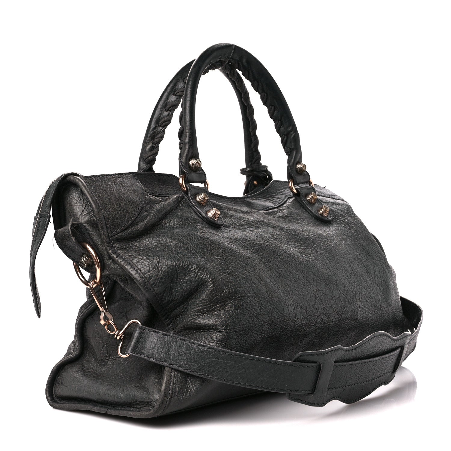 Balenciaga Agneau Giant 12 Rose Gold Hardware City Anthracite 4 of 13