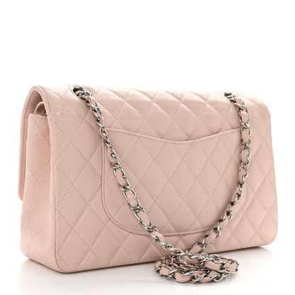 Chanel Caviar Quilted Medium Double Flap Light Pink 3 of 13