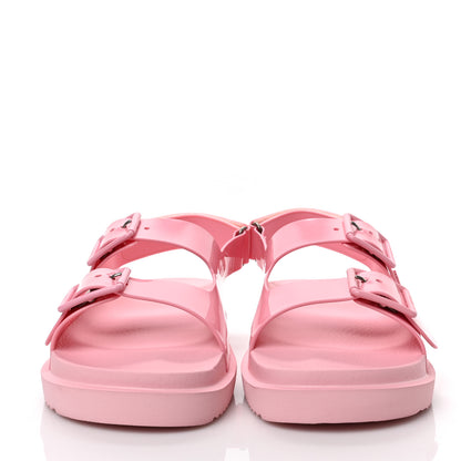 Gucci Rubber Mini Double G Womens Isla Dad Sandals 40 Wild Rose 2 of 8