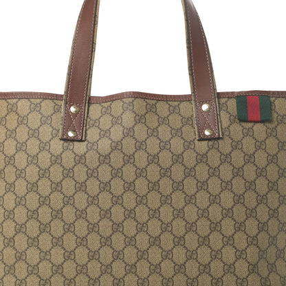 Gucci GG Plus Monogram Medium Signature Web Loop Tote Brown 8 of 17