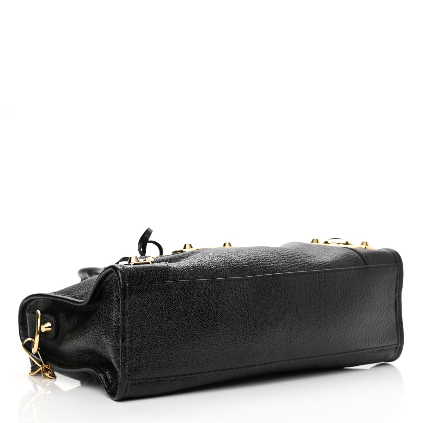 Chevre Gold Metallic Edge Hardware S City Black