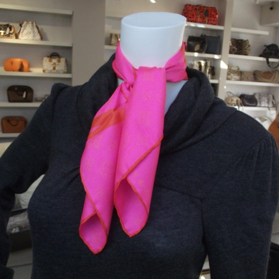 Fluo Robert Wilson Scarf Pink