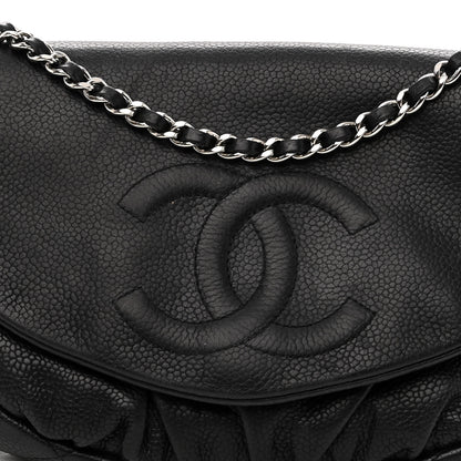 Chanel Caviar Half Moon Wallet On Chain WOC Black 8 of 12