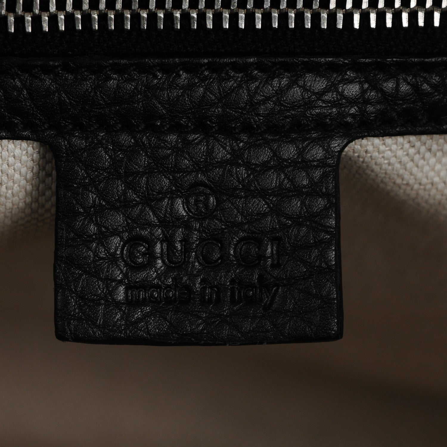 Gucci Pebbled Calfskin Medium Techno Horsebit Shoulder Flap Bag Black 6 of 7