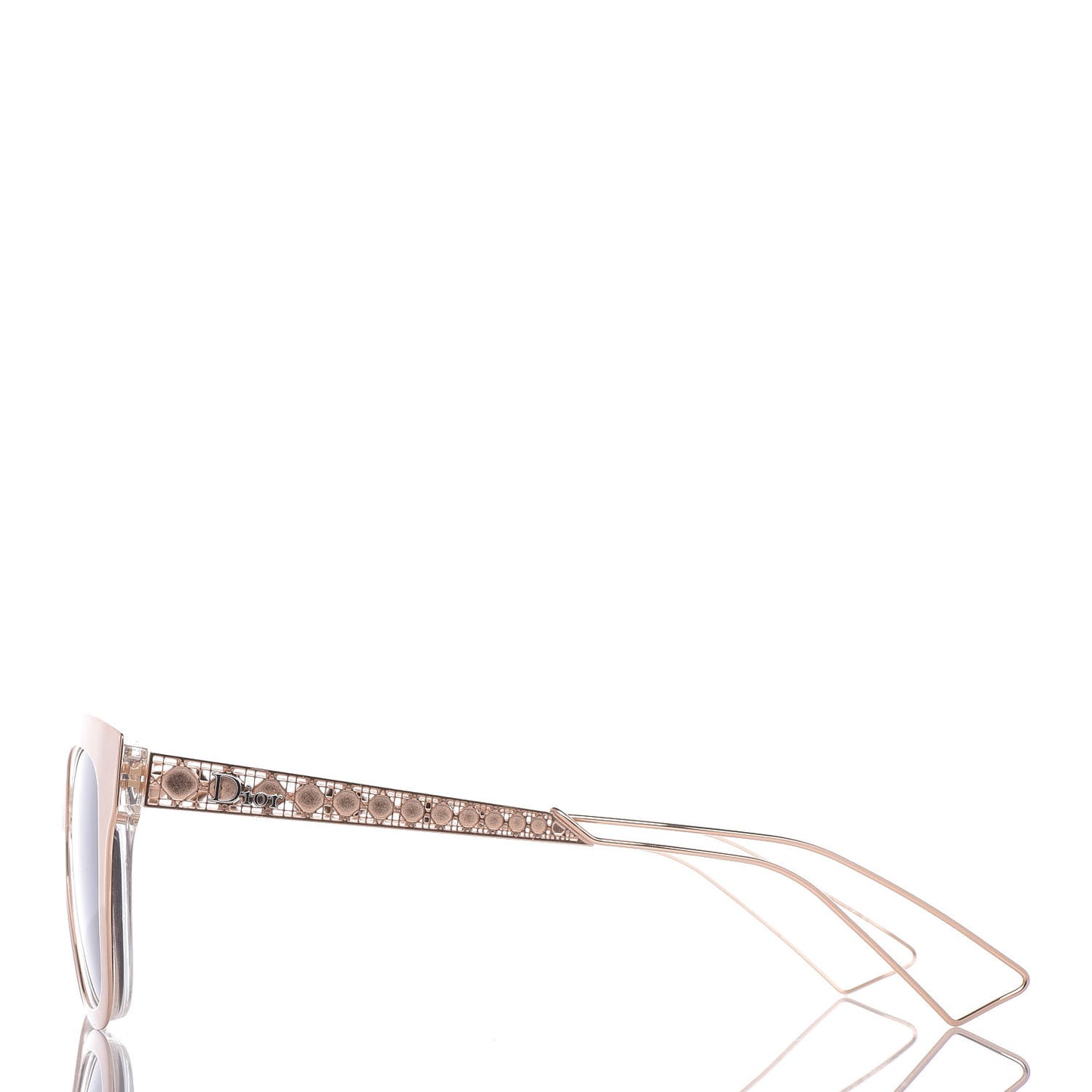 Diorama Caged Mirrored Sunglasses Pink