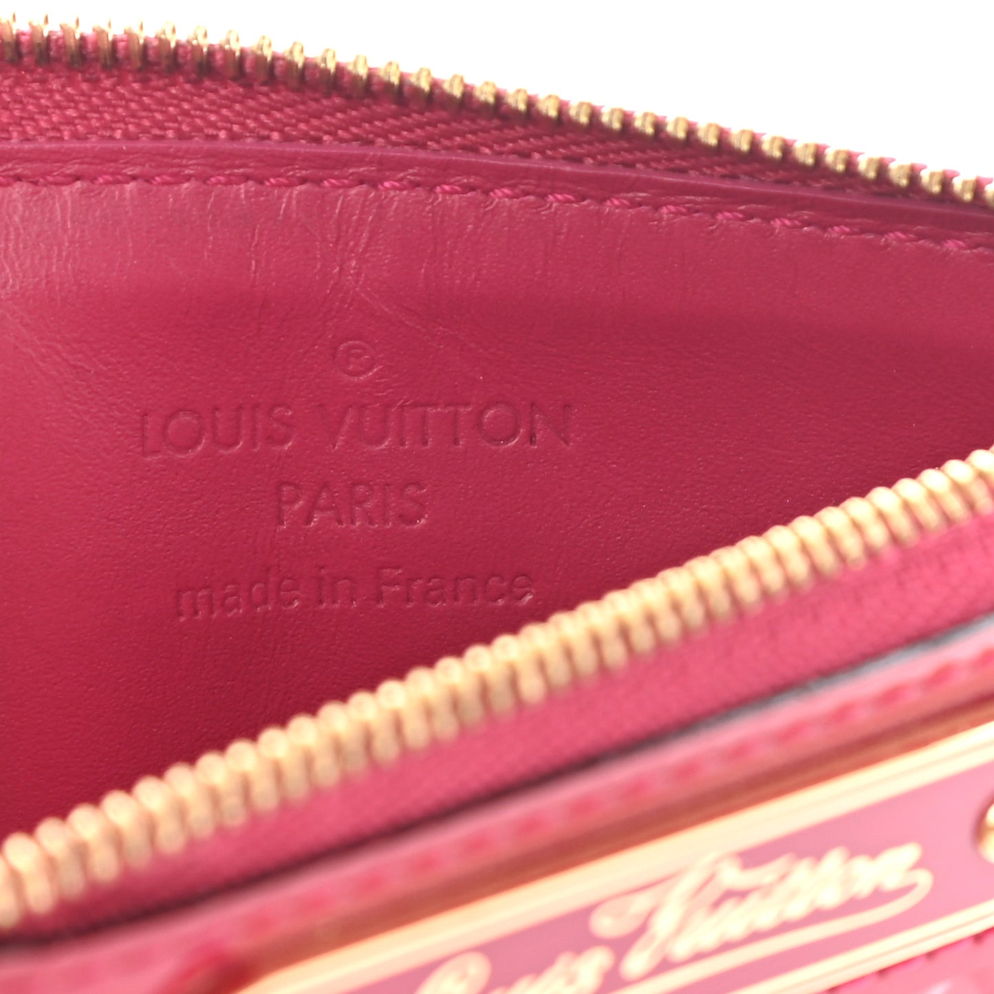 Vernis Key Pouch Rose Indien