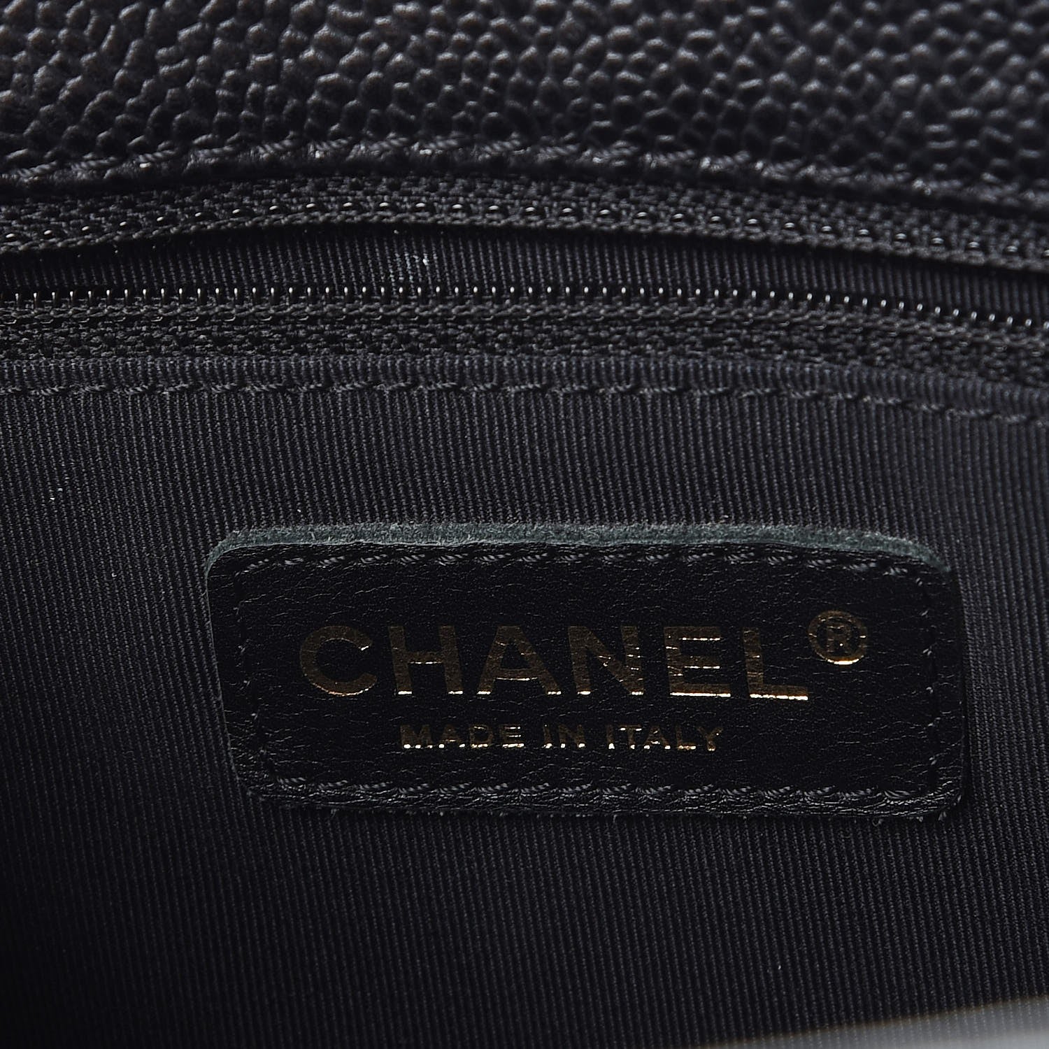 Chanel Caviar Quilted Grand Shopping Tote GST Black 6 of 13