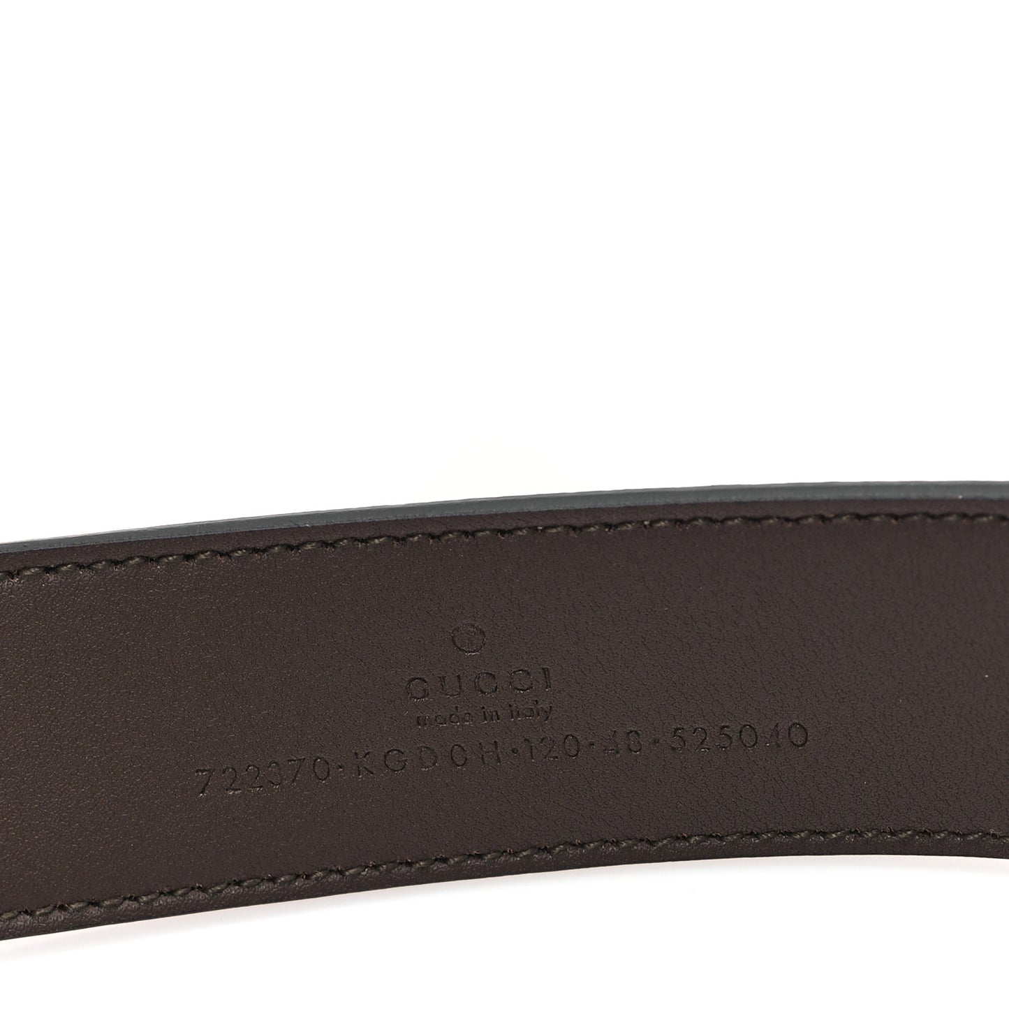 Supreme Monogram Calfskin Rectangular Belt 120 48 Brown