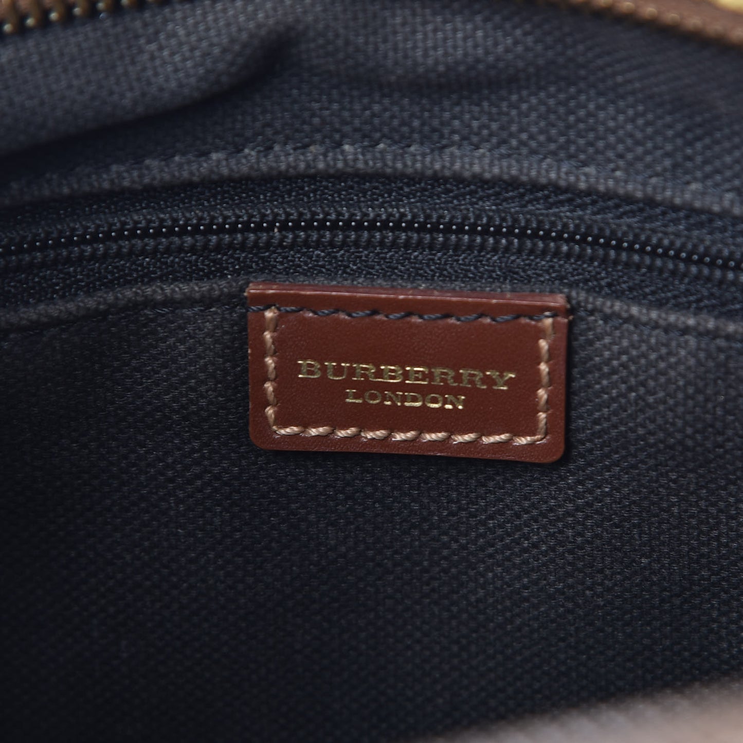 Haymarket Check Barrel Bag Brown