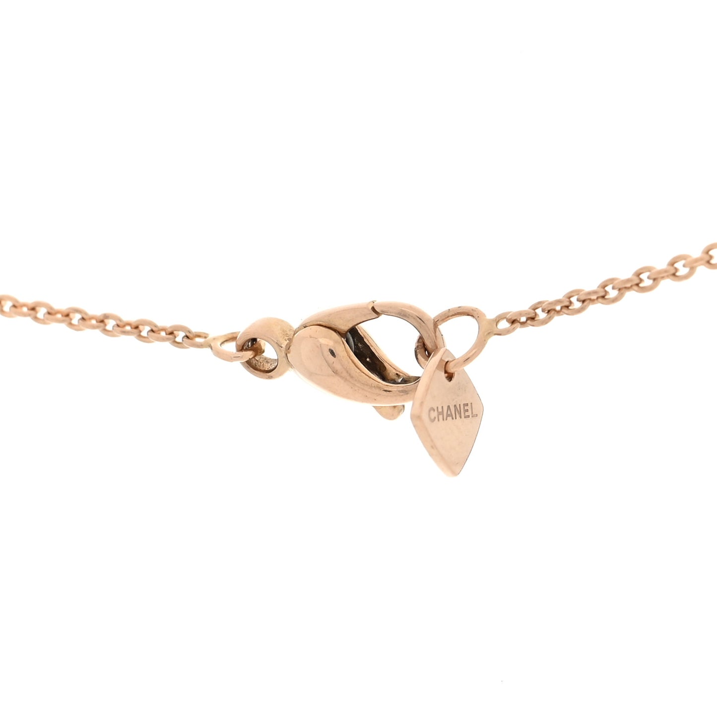 18K Beige Gold Coco Crush Round Pendant Necklace