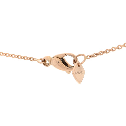 Chanel 18K Beige Gold Coco Crush Round Pendant Necklace 4 of 5