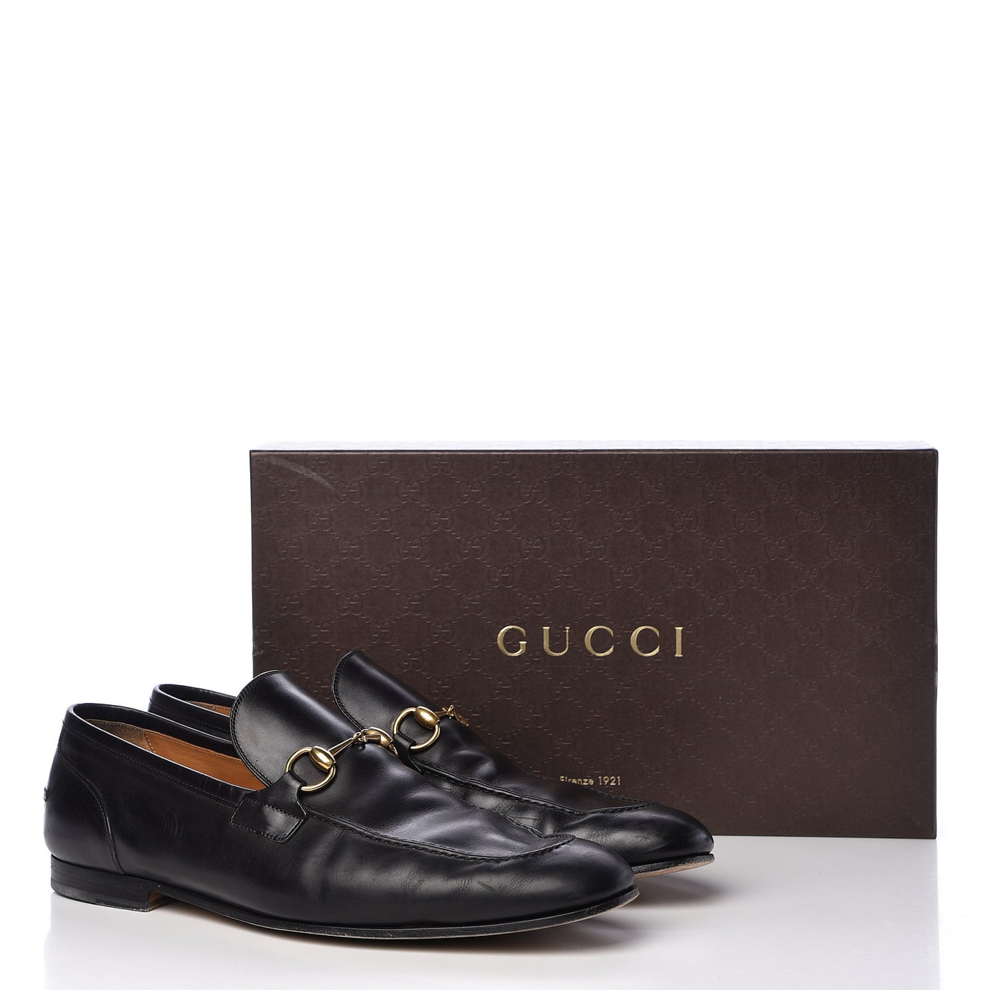 Calfskin Horsebit Mens Jordaan Loafers 11 Black