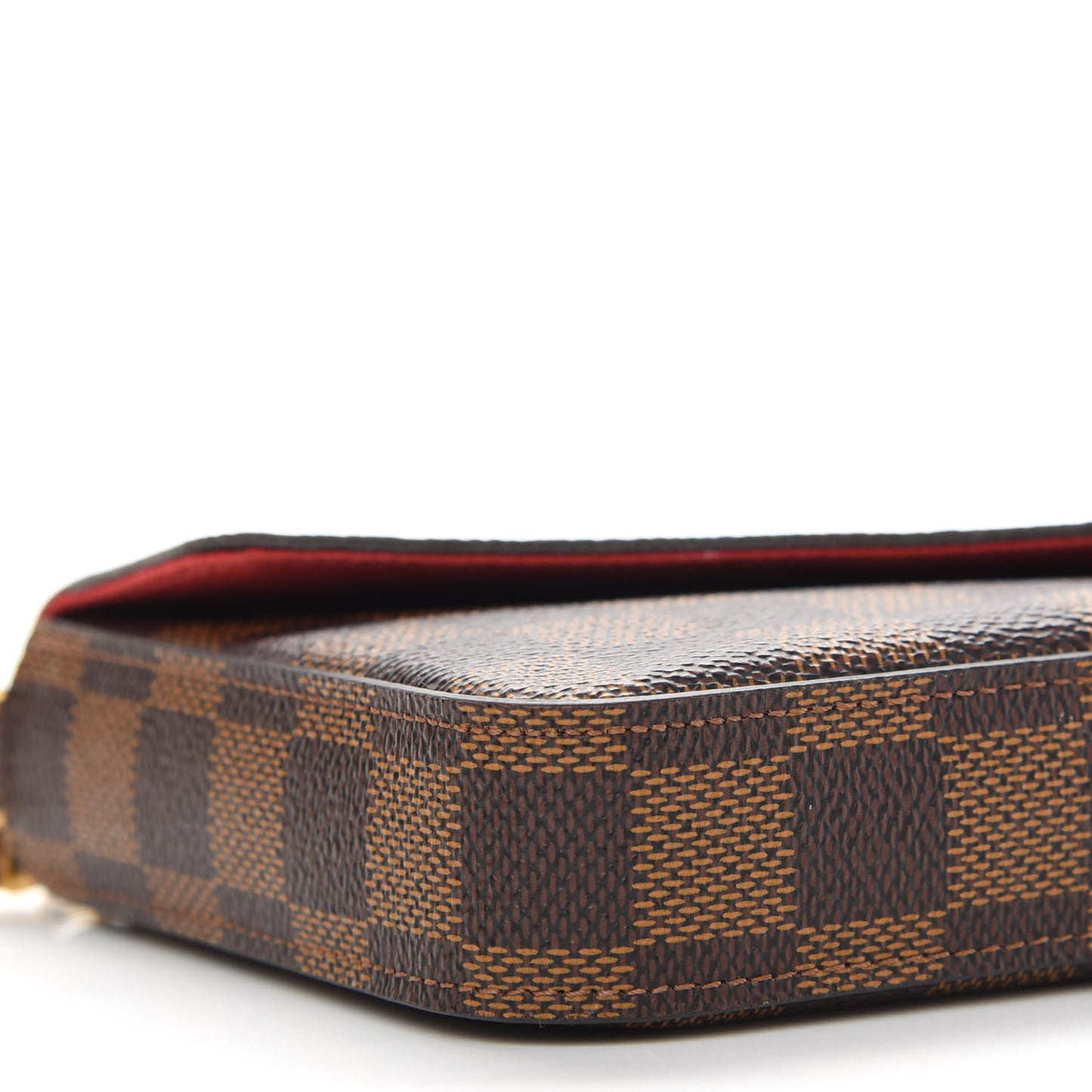 Damier Ebene Pochette Felicie Chain Wallet
