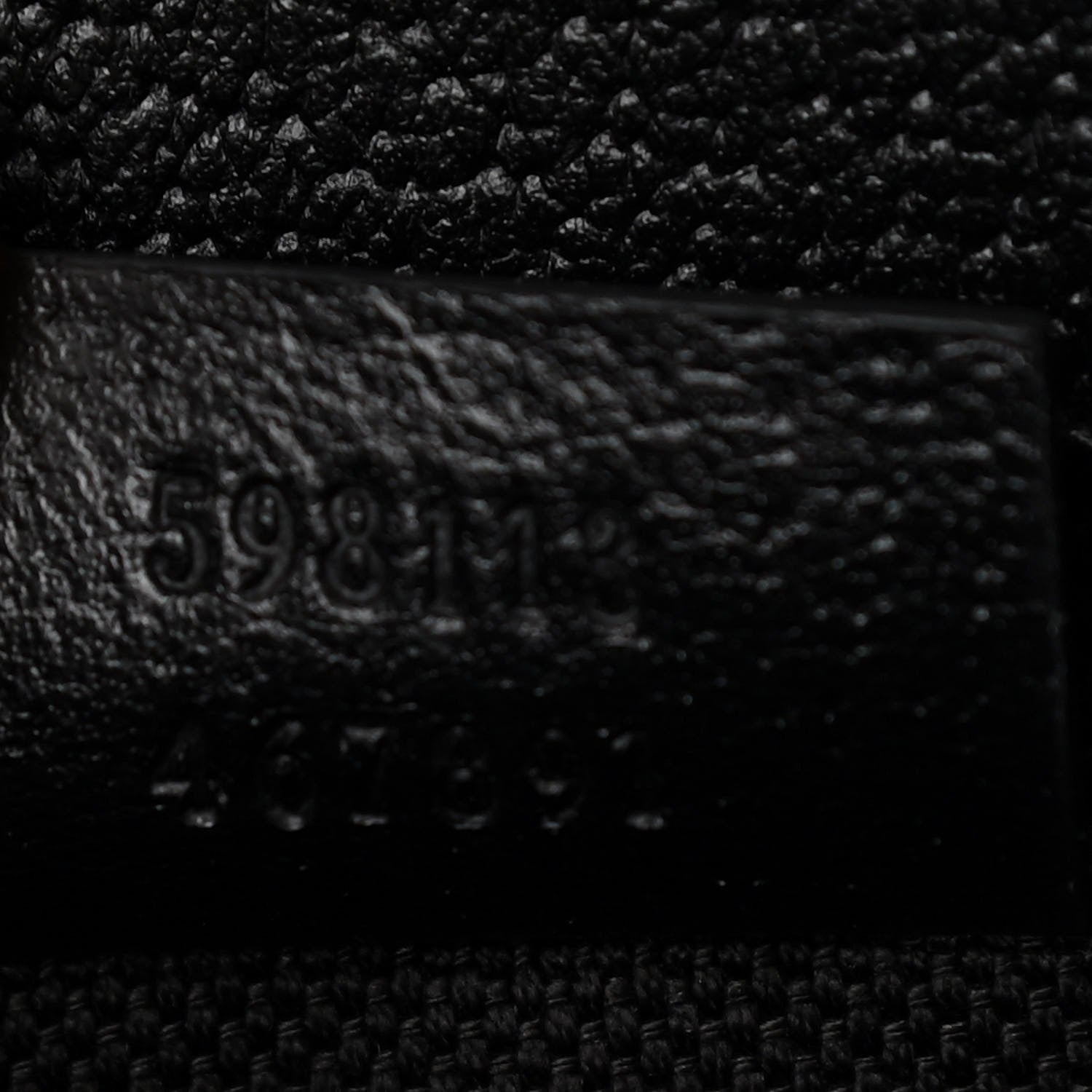 Gucci GG Supreme Monogram Psychedelic Slim Belt Bag Black 7 of 11