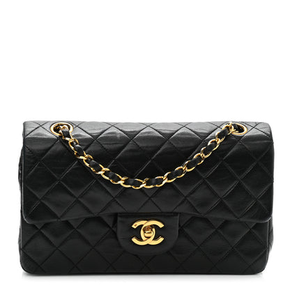 Chanel Lambskin Quilted Small Double Flap Black 1 of 13