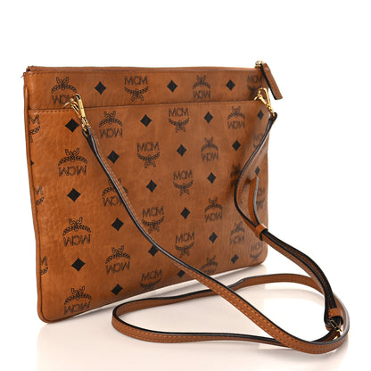 MCM Visetos Original Medium Pouch Cognac 2 of 8