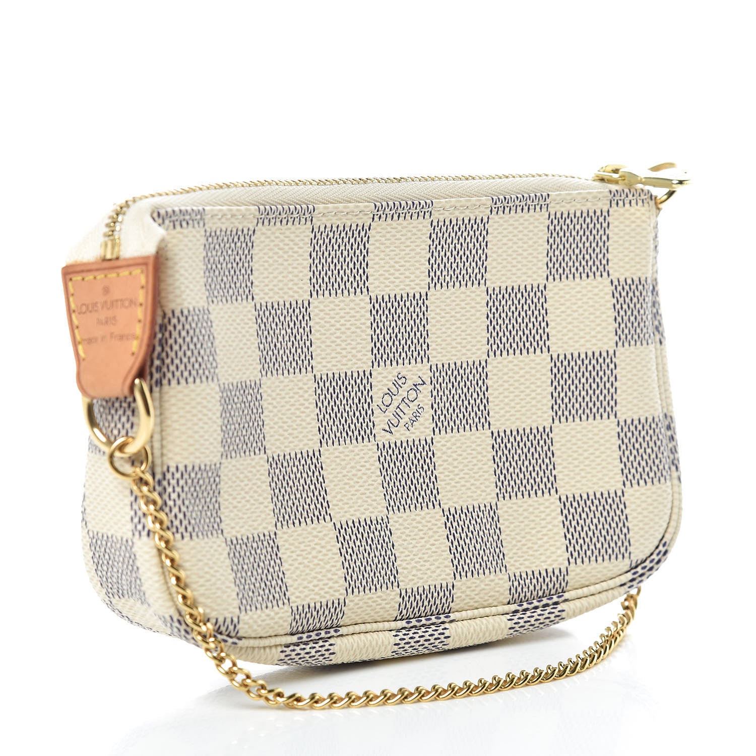 Louis Vuitton Damier Azur Mini Pochette Accessories 3 of 9