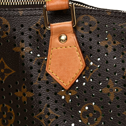Louis Vuitton Monogram Perforated Speedy 30 Green 21 of 25