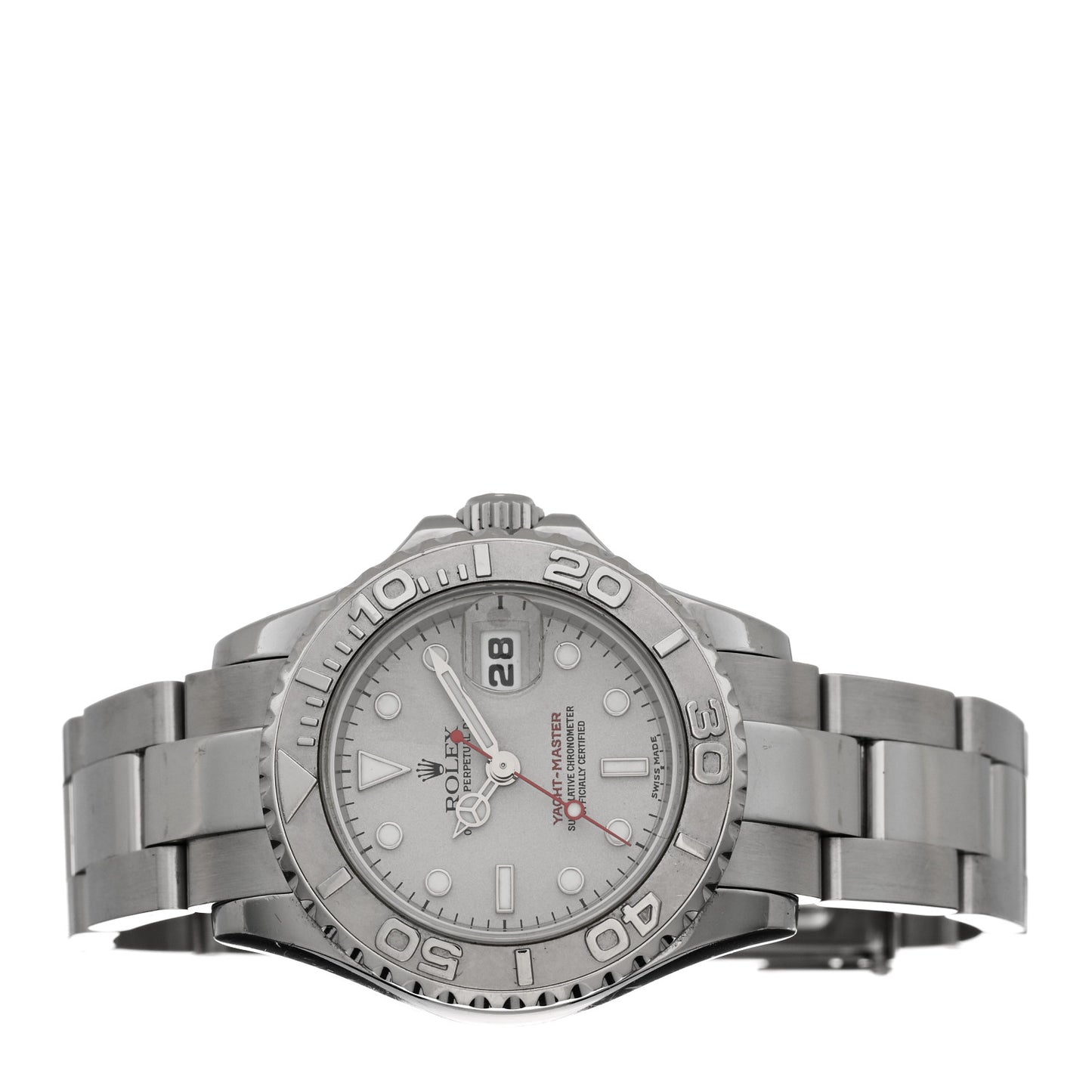 Stainless Steel Platinum 29mm Yacht-Master Watch Silver 169622