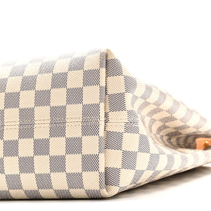 Louis Vuitton Damier Azur Graceful MM Rose Ballerine 9 of 9