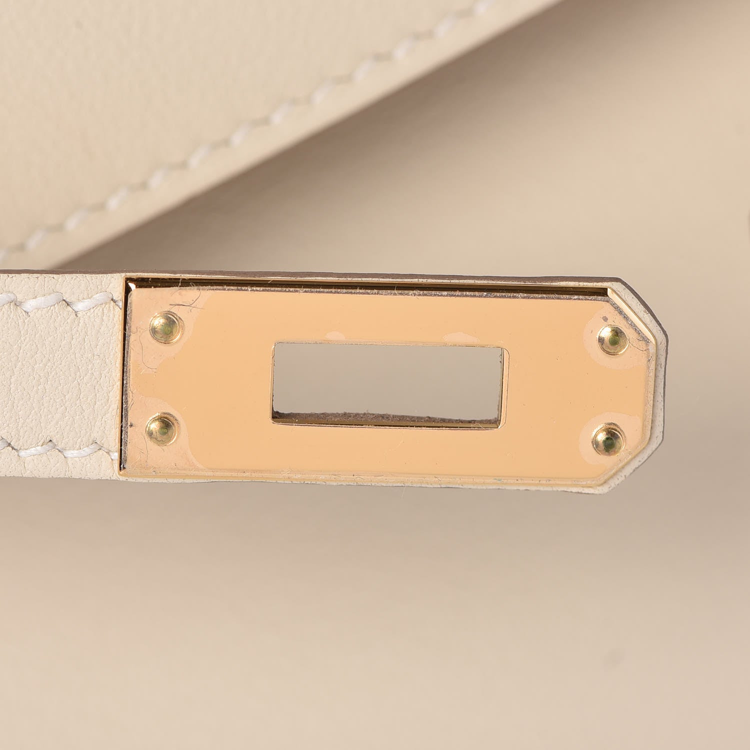 Hermes Swift Kelly Pochette Clutch Craie 28 of 31