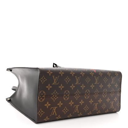 Louis Vuitton Monogram Fall In Love Onthego MM 4 of 9